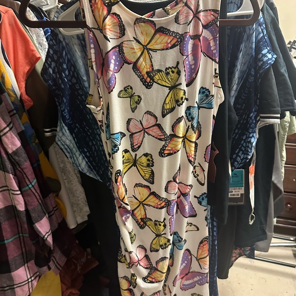 Haute Monde Dresses & Skirts - Haute Monde‎ Multicolor Butterfly Kids Dress